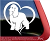 Custom American Cocker Spaniel Dog Car Truck RV Window Decal Sticker