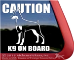 Doberman Pinscher Window Decal