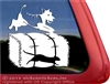 Custom Lakeland Terrier Barn Hunt Dog Vinyl Car Truck RV Window Decal Sticker