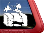 Custom Lakeland Terrier Barn Hunt Dog Vinyl Car Truck RV Window Decal Sticker