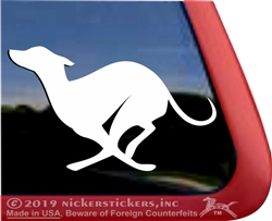 Custom Whippet Dog Vinyl Car Truck RV Window Decal Sticker