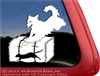 Golden Retriever Barn Hunt Dog Window Decal