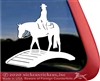 Competitive Trail Horse Trailer Window Decal