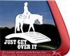 Competitive Trail Horse Trailer Window Decal