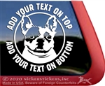 Custom French Bulldog Car Truck RV Window Decal Sticker