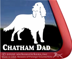 Chatham Hill Retriever Window Decal