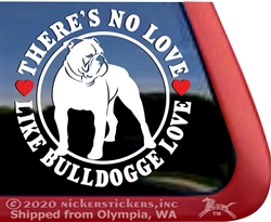 Olde English Bulldogge Window Decal