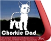 Chorkie Dog Car Truck RV Window Decal Sticker