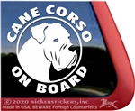 Cane Corso Dog Car Truck RV Window Decal Sticker