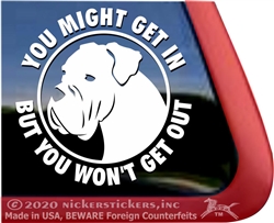 Cane Corso Dog Car Truck RV Window Decal Sticker