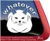 Whatever Kitty Cats Window Decal