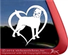 Custom Border Terrier Dog Vinyl Car Truck RV Window Decal Sticker