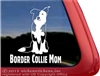 Split Face Border Collie Mom Car Truck RV Window Decal Sticker