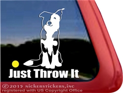 Split Face Border Collie Mom Car Truck RV Window Decal Sticker