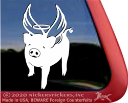 Pig Window Decal