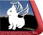 Custom Dwarf Rabbit Car Truck RV Window Decal Sticker