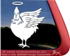 Custom Hen Car Truck RV Trailer Window Decal Sticker