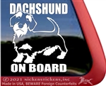 Wirehaired Dachshund Window Decal