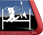 Custom Beagle Agility Dog Car Truck RV Window Decal Sticker