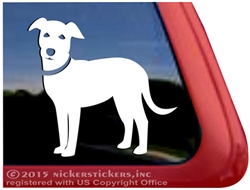 Custom Lab Mix Dog Window Decal