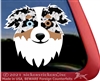 Custom Australian Shepherd Aussie Dog Car Truck RV Window Decal