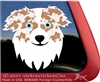 Custom Australian Shepherd Aussie Dog Car Truck RV Window Decal