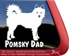 Pomsky Window Decal