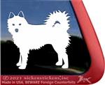 Alaskan Pomsky Window Decal