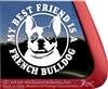 French Bulldog Window Decal