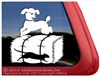 Custom Poodle Barn Hunt Dog Car Truck RV iPad Window Decal Sticker