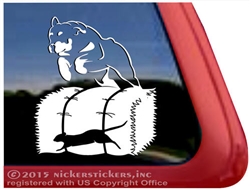 Rottweiler Barn Hunt Dog Car Truck RV Window Decal Sticker