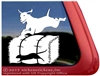 Custom Vizsla Barn Hunt Dog Car Truck RV Window Decal Sticker