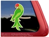 Custom Cherry Headed Conure Parrot Bird Car Truck RV Window Decal Sticker