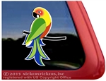Custom Sun Conure Parrot Bird Car Truck RV Window Decal Sticker