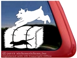 Schnauzer Barn Hunt Window Decal