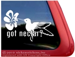 Hummingbird bird Window Decal