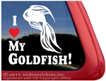 Goldfish Window Decal