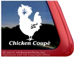 Chicken Car Truck RV Trailer Window Decal Sticker