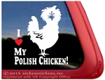 Chicken Car Truck RV Trailer Window Decal Sticker