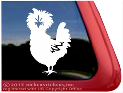 Custom Chicken Car Truck RV Trailer Window Decal Sticker