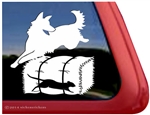 German Shepherd Barn Hunt Rat Dog Window Decal Sticker