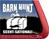 Find Dat Rat Border Collie Barn Hunt Dog Window Decal