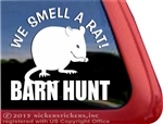 Barn Hunt Rat Window Decal