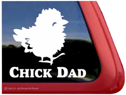 Chick Car Truck RV Trailer Window Decal Sticker