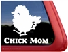 Chick Car Truck RV Trailer Window Decal Sticker