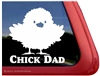 Chick Car Truck RV Trailer Window Decal Sticker