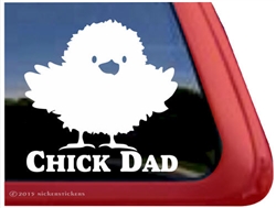 Chick Car Truck RV Trailer Window Decal Sticker