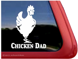 Hen Car Truck RV Trailer Window Decal Sticker