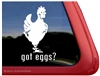 Hen Car Truck RV Trailer Window Decal Sticker