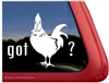 Rooster Car Truck RV Trailer Window Decal Sticker